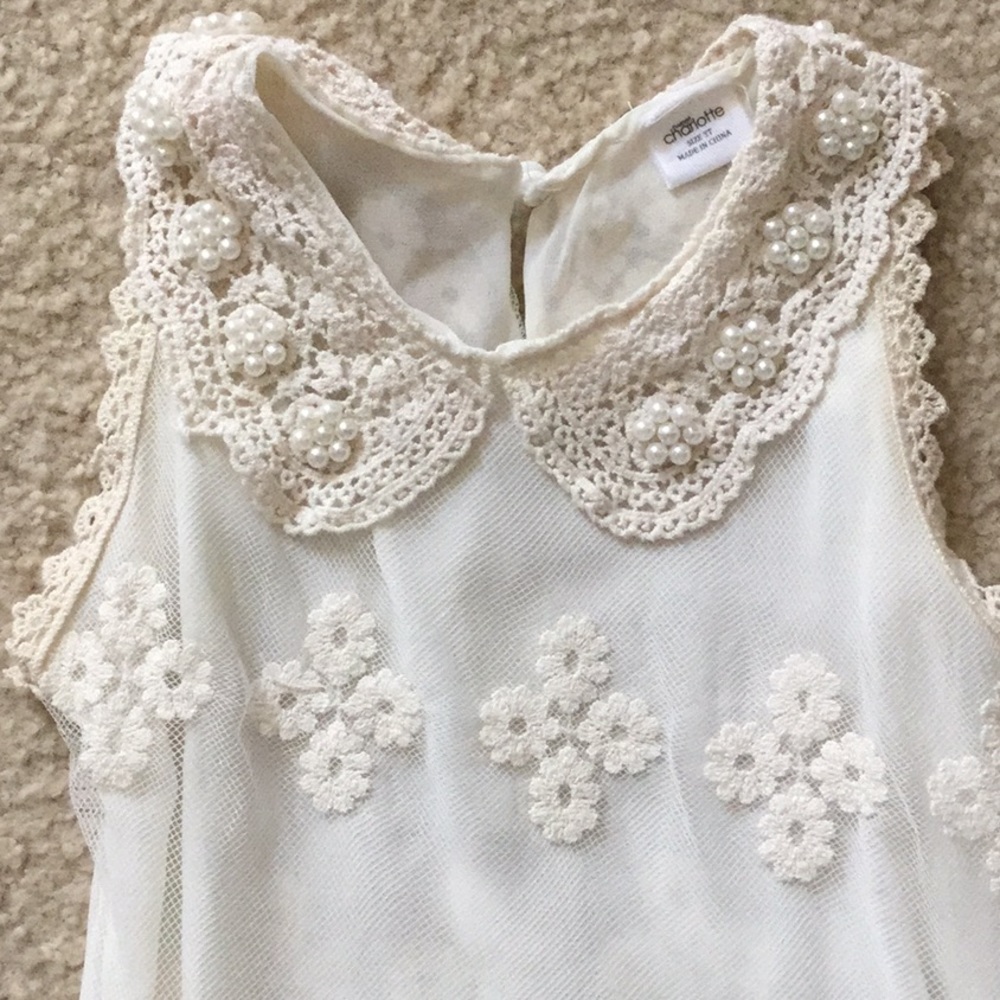 Sweet Charlotte lace sleeveless dress - Picture 2 of 3